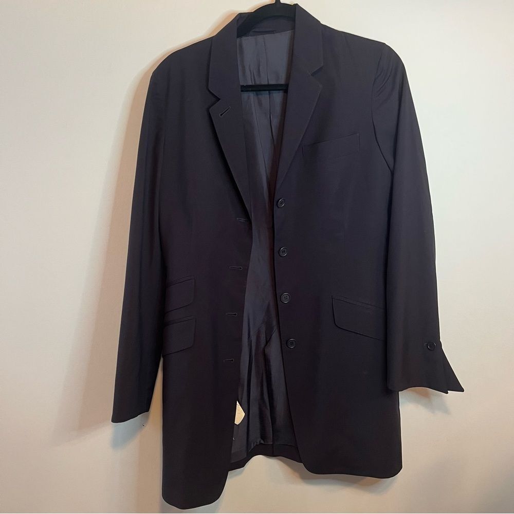 Paul Smith Womens 100% Wool Long Line Blazer 42